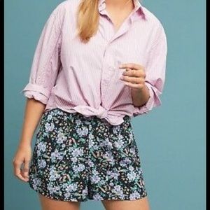 Anthro Ett:twa floral shorts